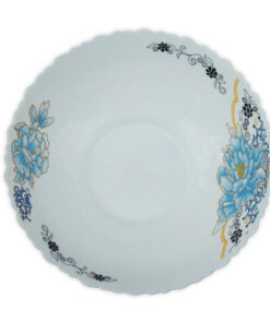 Bol Salata Rotund cu Model BLEU-NEGRU