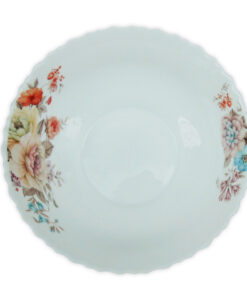 Bol Salata Rotund cu Model Floral CARAMIZIU-ROZ