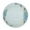 Bol Salata Rotund cu Model Floral ALBASTRU-NEGRU