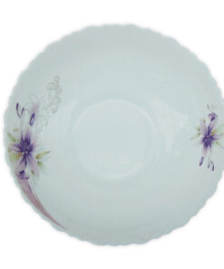 Bol Salata Rotund cu Model Floral MOV
