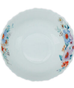Bol Supa Rotund cu Model Floral LILA-BLEU