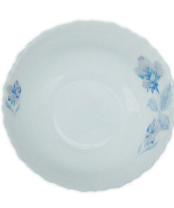Bol Supa Rotund cu Model Floral ALBASTRU
