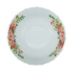 Bol Supa Rotund cu Model Floral ROZ-VERDE