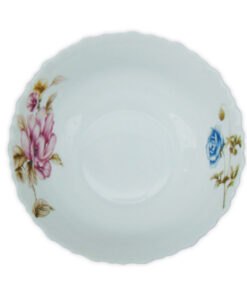 Bol Supa Rotund cu Model Floral MOV-ALBASTRU