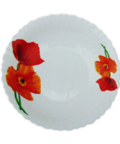 Farfurie Adânca Felul Doi cu Model Floral MACI