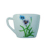 Cana Pătrata cu Model Floral BLEU.