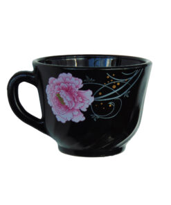 Ceașca pentru Cafea cu Model Floral ROZ