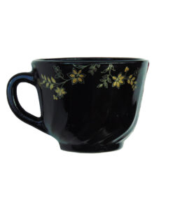 Ceașca pentru Cafea cu Model Floral AURIU
