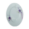 Platou Oval Alb cu Model Floral MOV