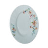 Platou Oval Alb cu Model Floral CREM