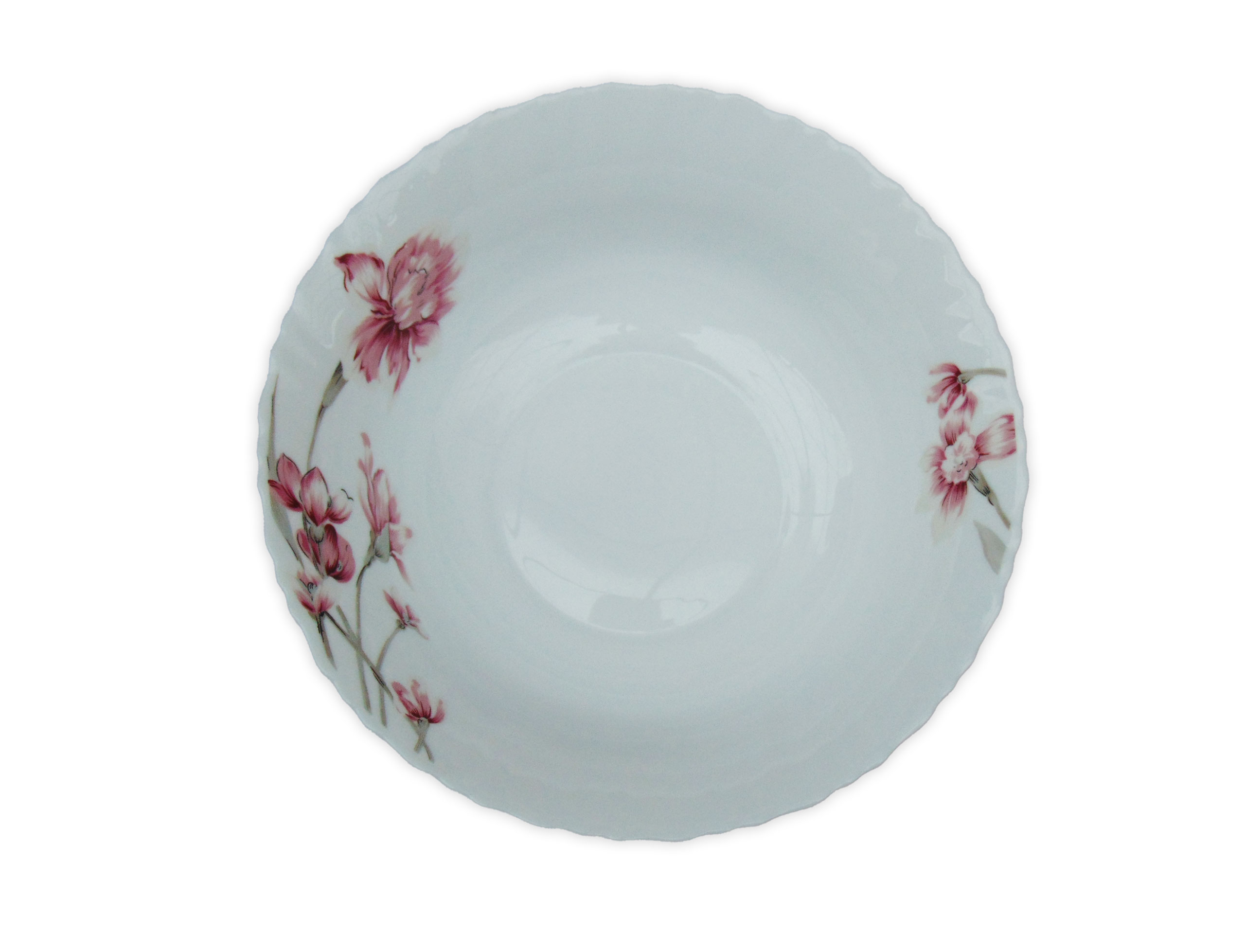 Bol Salata Rotund cu Model Floral ROZ