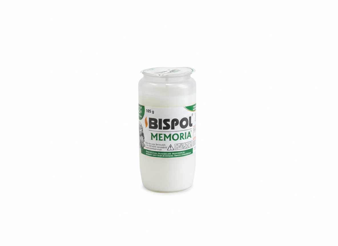 Candela Memoria Bispol Alb 2 zile 105gr