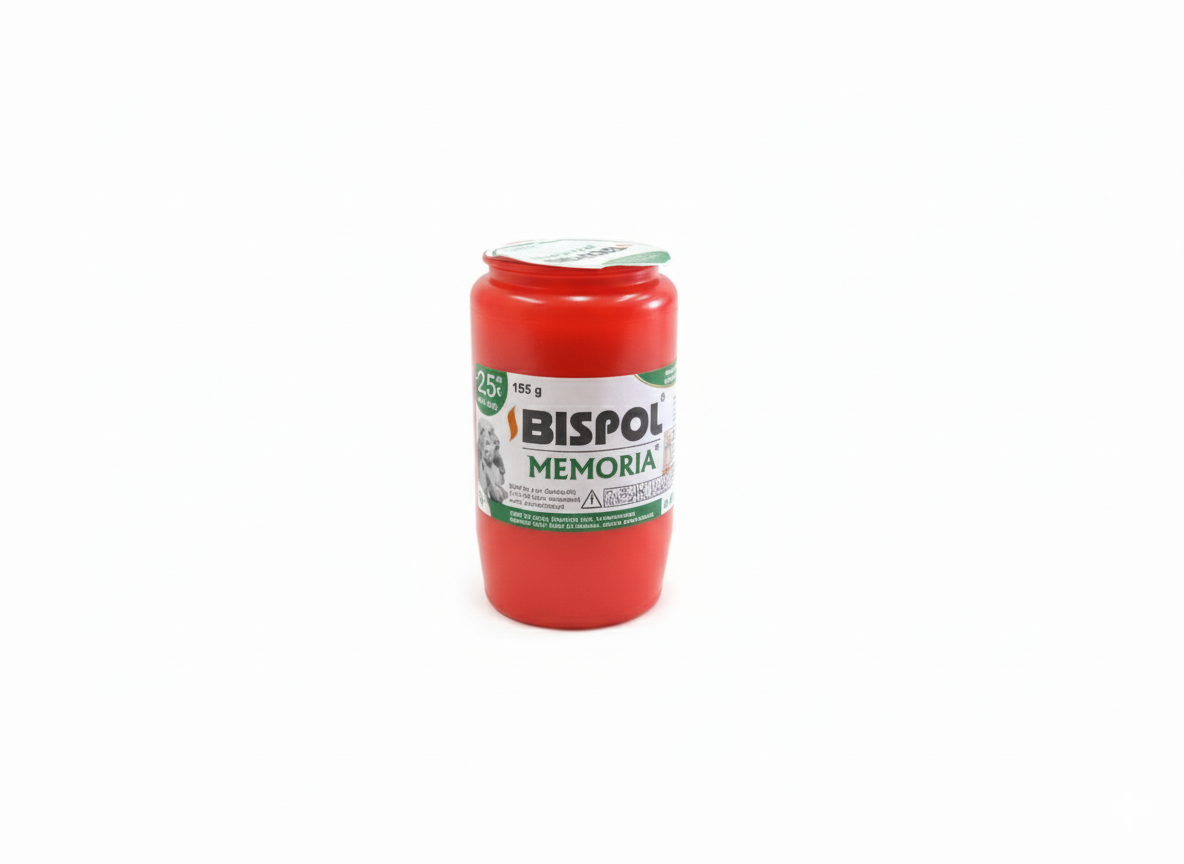Candela Memoria Bispol Rosu 2,5 zile 155gr