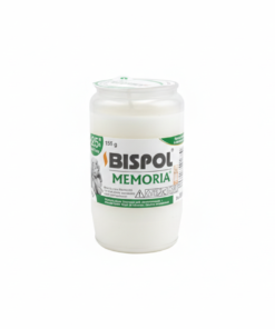 Candela Memoria Bispol Alb 2,5 zile 155gr