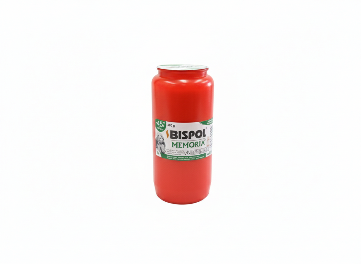 Candela Memoria Bispol Rosu 4,5 zile 310gr