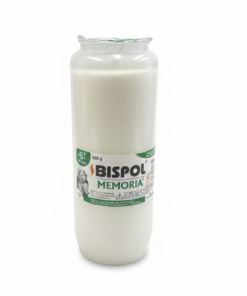 Candela Memoria Bispol Alb 6 zile 400gr