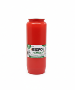 Candela Memoria Bispol Rosu 6 zile 400gr