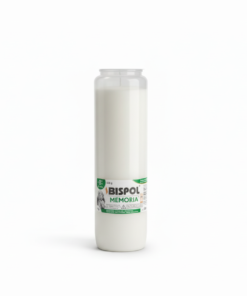 Candela Memoria Bispol Alb 8 zile 530gr