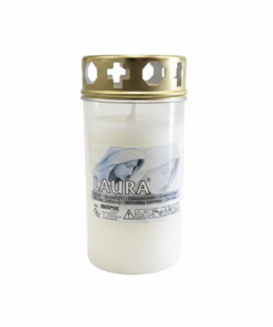 Candela Aura 4 zile (mica) Alba