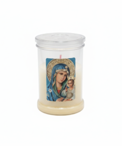 Candela Fecioara Maria T30 Alb