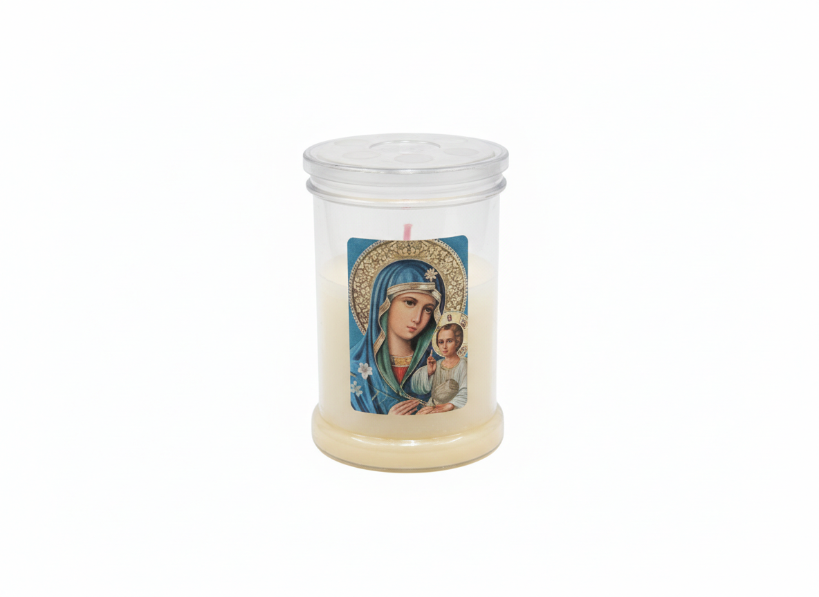 Candela Fecioara Maria T30 Alb