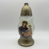 Candele din Sticla cu timp de ardere de 3,5 zile - Mov
