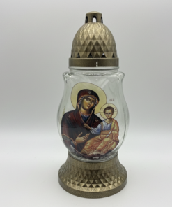Candele din Sticla cu timp de ardere de 3,5 zile - Mov