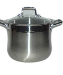 Oala INOX BLAUMANN cu Capac de Sticla