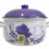 Cratite cu capac emailate Lavanda