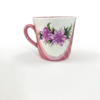 Cană Ceramică Roz cu Crini Violeț