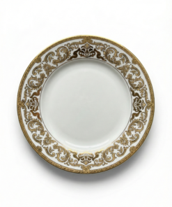 Farfurie ceramica intinsa „Dantelă Aurie”