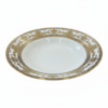 Farfurie ceramica adanca „Dantelă Aurie”