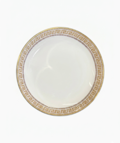 Farfurie portelan adanca cu contur tip Versace